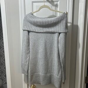 WHBM Cozy Gray Sweater